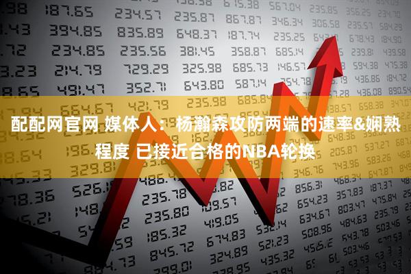 配配网官网 媒体人：杨瀚森攻防两端的速率&娴熟程度 已接近合格的NBA轮换