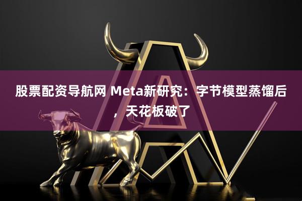 股票配资导航网 Meta新研究：字节模型蒸馏后，天花板破了